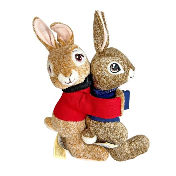 Peter Rabbit & Flopsy Plush Slap Bracelet Magnetic Dan Dee Bunny Stuffed Toy - Picture 8 of 12